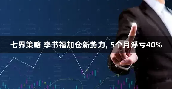 七界策略 李书福加仓新势力, 5个月浮亏40%